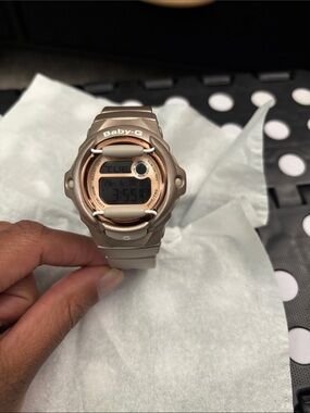 Casio Baby-G Rose-Tone Digital Sport Watch